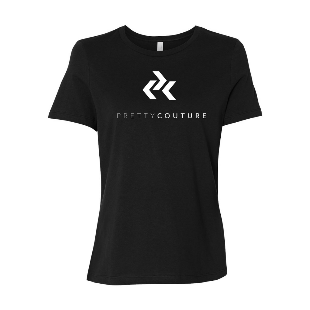 Black Pretty Couture Classic Crew Neck T-Shirt