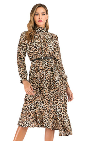 Pretty & Polished Leopard Dress
