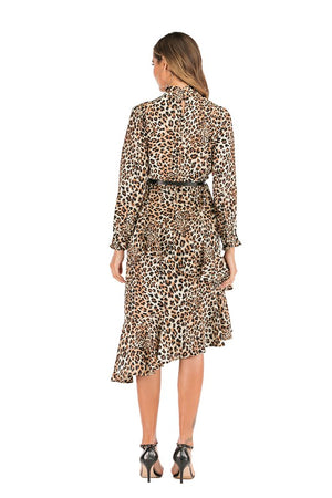 Pretty & Polished Leopard Dress