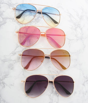 In Living Color Aviator Sunnies