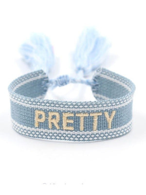 Pretty Chic Embroidered Bracelets