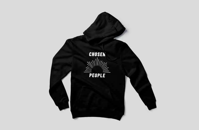Chosen People Collection Hoodie in Black
