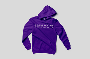 I Made It Through Hoodie in Purple